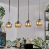 Koyoto lampa wisząca, kula świetlna, lampa wisząca bursztynowy, 4-punktowe