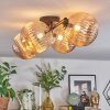 Chehalis lampa sufitowa, kula świetlna bursztynowy, 4-punktowe