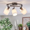 Fallhagen Lampa sufitowa, Spot sufitowy Czarny, 3-punktowe
