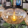 Mertola lampa wisząca, lampa wisząca bursztynowy, 4-punktowe