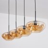 Mertola lampa wisząca, lampa wisząca bursztynowy, 4-punktowe