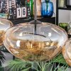 Mertola Lampa wisząca, Lampa wisząca W kolorze bursztynu, 4-punktowe
