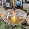 Mertola lampa wisząca, lampa wisząca bursztynowy, przezroczysty, 4-punktowe