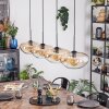 Mertola lampa wisząca, lampa wisząca bursztynowy, przezroczysty, 4-punktowe