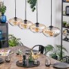 Mertola Lampa wisząca, Lampa wisząca W kolorze bursztynu, Przezroczysty, 4-punktowe