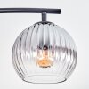 Koyoto lampa sufitowa, kula świetlna przezroczysty, przydymiony, 4-punktowe