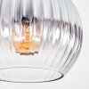Koyoto lampa sufitowa, kula świetlna przezroczysty, przydymiony, 4-punktowe
