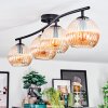 Koyoto lampa sufitowa, kula świetlna bursztynowy, 4-punktowe