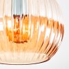 Koyoto lampa sufitowa, kula świetlna bursztynowy, 4-punktowe