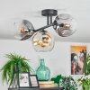 Ripoll lampa sufitowa, kula świetlna bursztynowy, przezroczysty, przydymiony, 3-punktowe