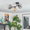 Ripoll lampa sufitowa, kula świetlna bursztynowy, przezroczysty, przydymiony, 3-punktowe