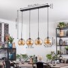Koyoto lampa wisząca, kula świetlna, lampa wisząca bursztynowy, 4-punktowe