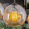 Koyoto Lampa wisząca, Kula świetlna, Lampa wisząca W kolorze bursztynu, 4-punktowe