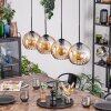 Koyoto Lampa wisząca, Kula świetlna, Lampa wisząca W kolorze bursztynu, 4-punktowe