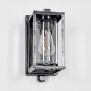 Portalis Zewnętrzny kinkiet, Lampa ścienna Czarny, Srebrny, 1-punktowy, Czujnik ruchu