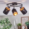 Fallhagen Lampa sufitowa, Spot sufitowy Czarny, 3-punktowe