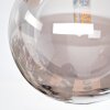 Chehalis lampa sufitowa, kula świetlna bursztynowy, przydymiony, 3-punktowe
