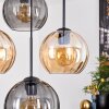 Koyoto lampa wisząca, kula świetlna, lampa wisząca bursztynowy, przydymiony, 4-punktowe