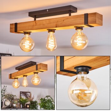 Sernadelo Lampa sufitowa Ecru, Czarny, 3-punktowe