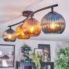 Koyoto lampa sufitowa, kula świetlna niebeieski, złoty, miedziany, 4-punktowe