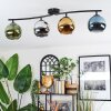 Koyoto lampa sufitowa, kula świetlna niebeieski, zielony, przezroczysty, miedziany, 4-punktowe