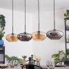 Mertola lampa wisząca, lampa wisząca bursztynowy, 4-punktowe