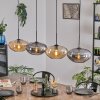 Mertola lampa wisząca, lampa wisząca bursztynowy, 4-punktowe
