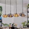 Mertola lampa wisząca, lampa wisząca bursztynowy, 4-punktowe