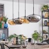 Mertola lampa wisząca, lampa wisząca bursztynowy, 4-punktowe