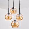 Koyoto lampa wisząca, kula świetlna, lampa wisząca bursztynowy, 4-punktowe