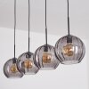 Koyoto lampa wisząca, kula świetlna, lampa wisząca przydymiony, 4-punktowe