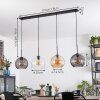 Koyoto lampa wisząca, kula świetlna, lampa wisząca bursztynowy, przezroczysty, przydymiony, 4-punktowe