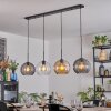 Koyoto lampa wisząca, kula świetlna, lampa wisząca bursztynowy, przezroczysty, przydymiony, 4-punktowe