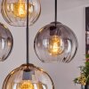 Koyoto lampa wisząca, kula świetlna, lampa wisząca bursztynowy, przezroczysty, przydymiony, 4-punktowe