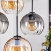 Koyoto lampa wisząca, kula świetlna, lampa wisząca bursztynowy, przezroczysty, przydymiony, 4-punktowe