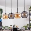 Koyoto lampa wisząca, kula świetlna, lampa wisząca bursztynowy, przydymiony, 4-punktowe