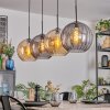 Koyoto lampa wisząca, kula świetlna, lampa wisząca bursztynowy, przydymiony, 4-punktowe