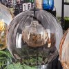 Koyoto lampa wisząca, kula świetlna, lampa wisząca bursztynowy, przydymiony, 4-punktowe