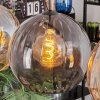 Koyoto lampa wisząca, kula świetlna, lampa wisząca bursztynowy, przydymiony, 4-punktowe