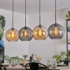 Koyoto lampa wisząca, kula świetlna, lampa wisząca bursztynowy, przydymiony, 4-punktowe