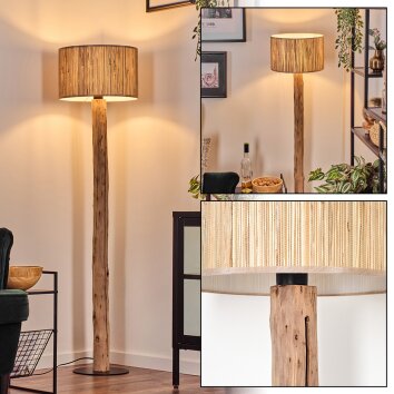 Bongal Lampa stojąca Ecru, Czarny, 1-punktowy