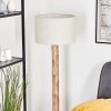 Bassagoda lampa stojąca kolory naturalne, czarny, 1-punktowy