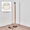 Bassagoda lampa stojąca kolory naturalne, czarny, 1-punktowy