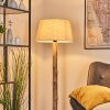 Bassagoda lampa stojąca kolory naturalne, czarny, 1-punktowy