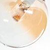 Chehalis lampa sufitowa, kula świetlna bursztynowy, 5-punktowe