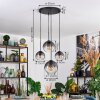 Koyoto lampa wisząca, kula świetlna, lampa wisząca przezroczysty, przydymiony, 4-punktowe