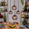 Koyoto lampa wisząca, kula świetlna, lampa wisząca 30 cm przydymiony, 4-punktowe