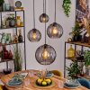 Koyoto lampa wisząca, kula świetlna, lampa wisząca 30 cm przydymiony, 4-punktowe