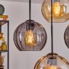 Koyoto lampa wisząca, kula świetlna, lampa wisząca 35 cm bursztynowy, przydymiony, 4-punktowe