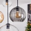 Koyoto lampa wisząca, kula świetlna, lampa wisząca bursztynowy, przezroczysty, przydymiony, 4-punktowe